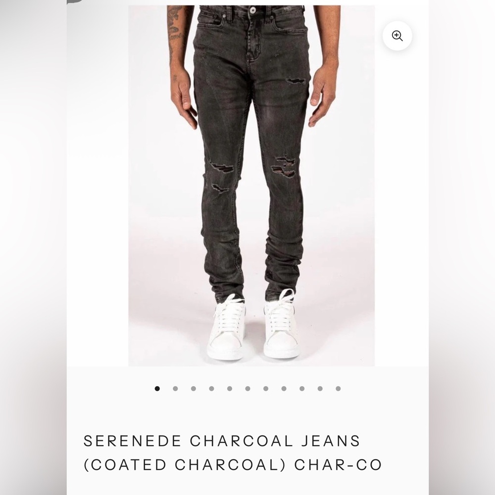 Serenede Charcoal Men's Jeans